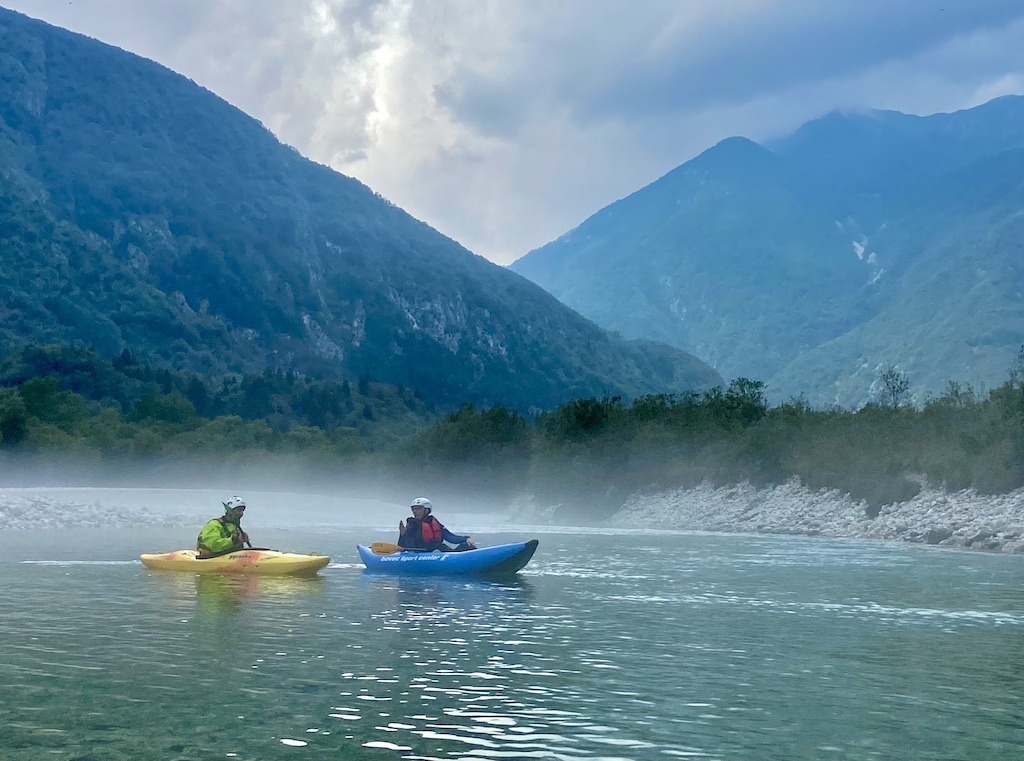 Whitewater Kayaking on the Soca River