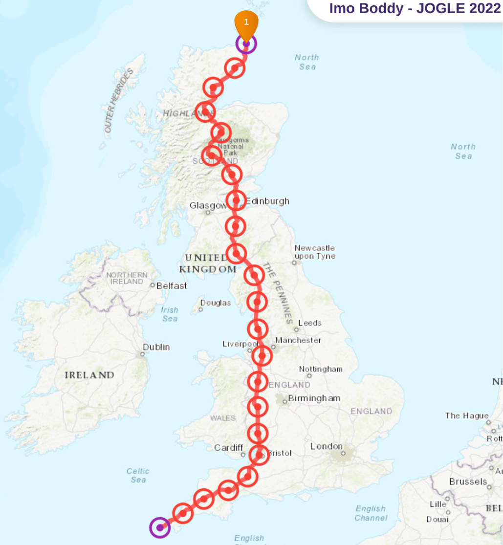 Gearing Up for JOGLE With Ultramarathon Runner Imo Boddy