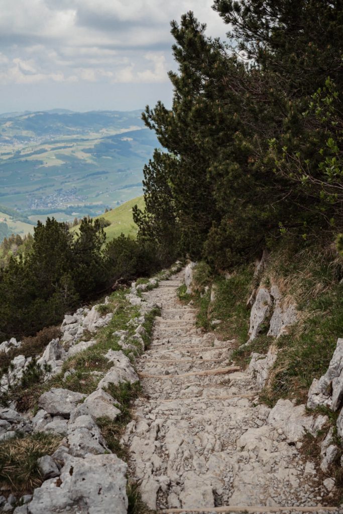 A round path with out cable automobile and little frequented ascent